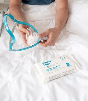 Salviette detergenti per maschere cpap e viso - Somnosept