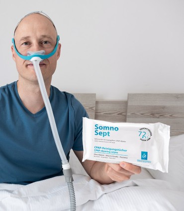 Salviette detergenti per maschere cpap e viso - Somnosept