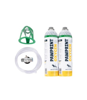 Kit Starter di ossigeno portatile per cani fino a 10 kg