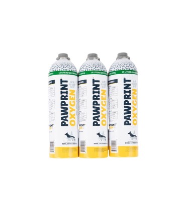 Bombole di ossigeno di ricarica da 15 litri - Pawprint