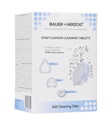Pastiglie detergenti per cuscinetti maschera CPAP - Bauer + Herzog