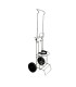 Carrello in acciaio per Stroller