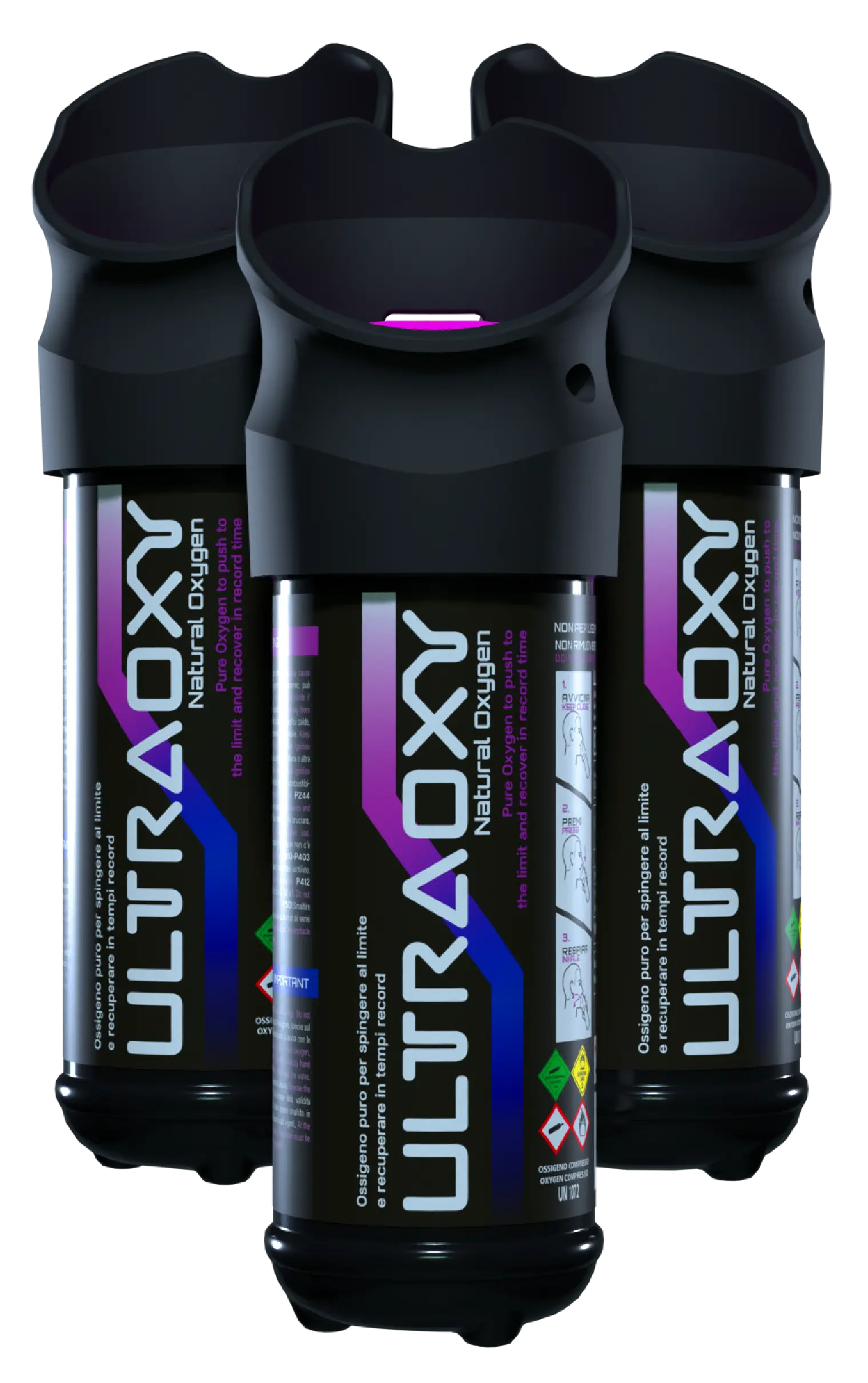 Bomboletta portatile di ossigeno sportivo UltraOxy